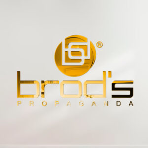 Logo de parede personalizado acrílico espelhado até 60x40cm