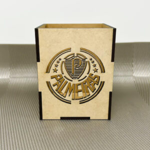 Kit 10 Porta Lápis Palmeiras MDF Lembrancinha Times