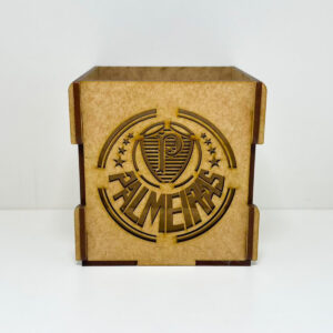 Kit 10 Porta Lápis Palmeiras MDF Lembrancinha Times