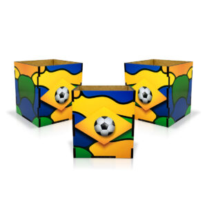 3 Caixinhas Porta Treco MDF premium Lembrancinha Brasil copa