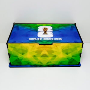 Porta figurinhas Grande da Copa do Mundo 2026