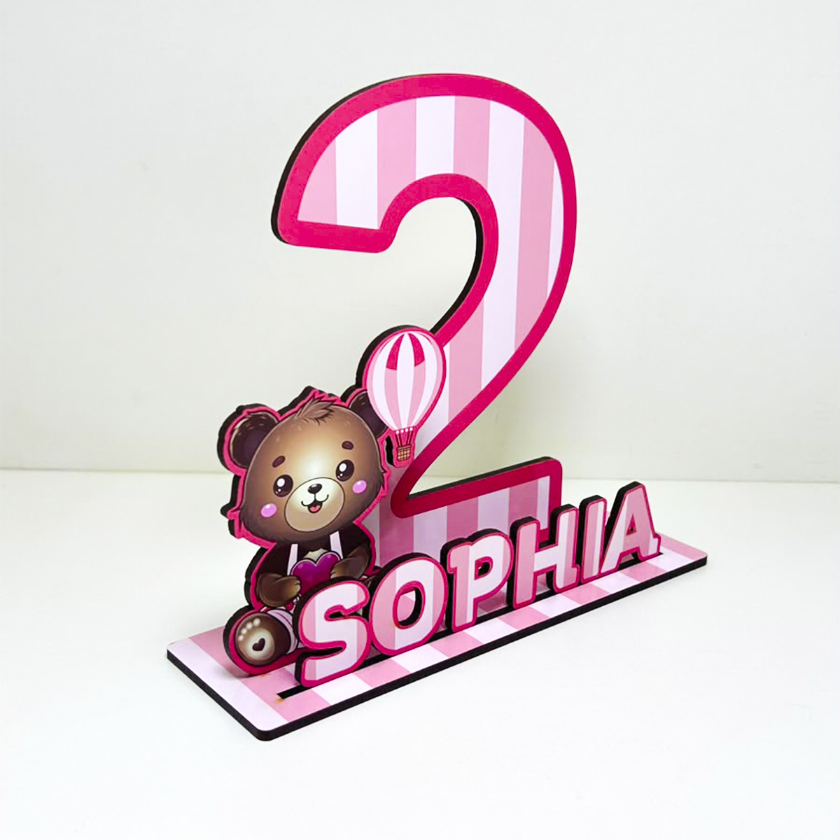 Display Numero 3D Mesa Festa Infantil Personalizado - Imagem 4