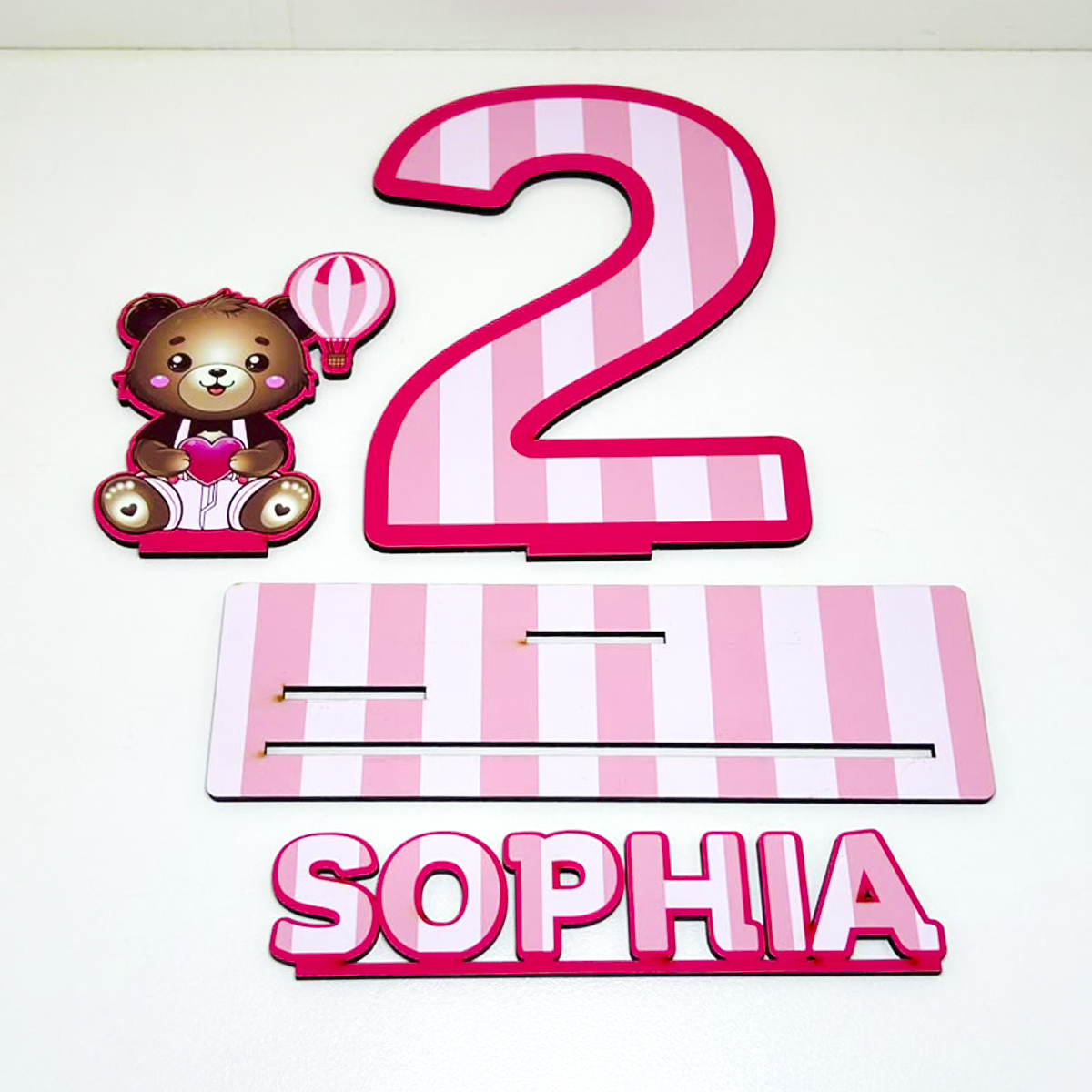 Display Numero 3D Mesa Festa Infantil Personalizado - Imagem 12