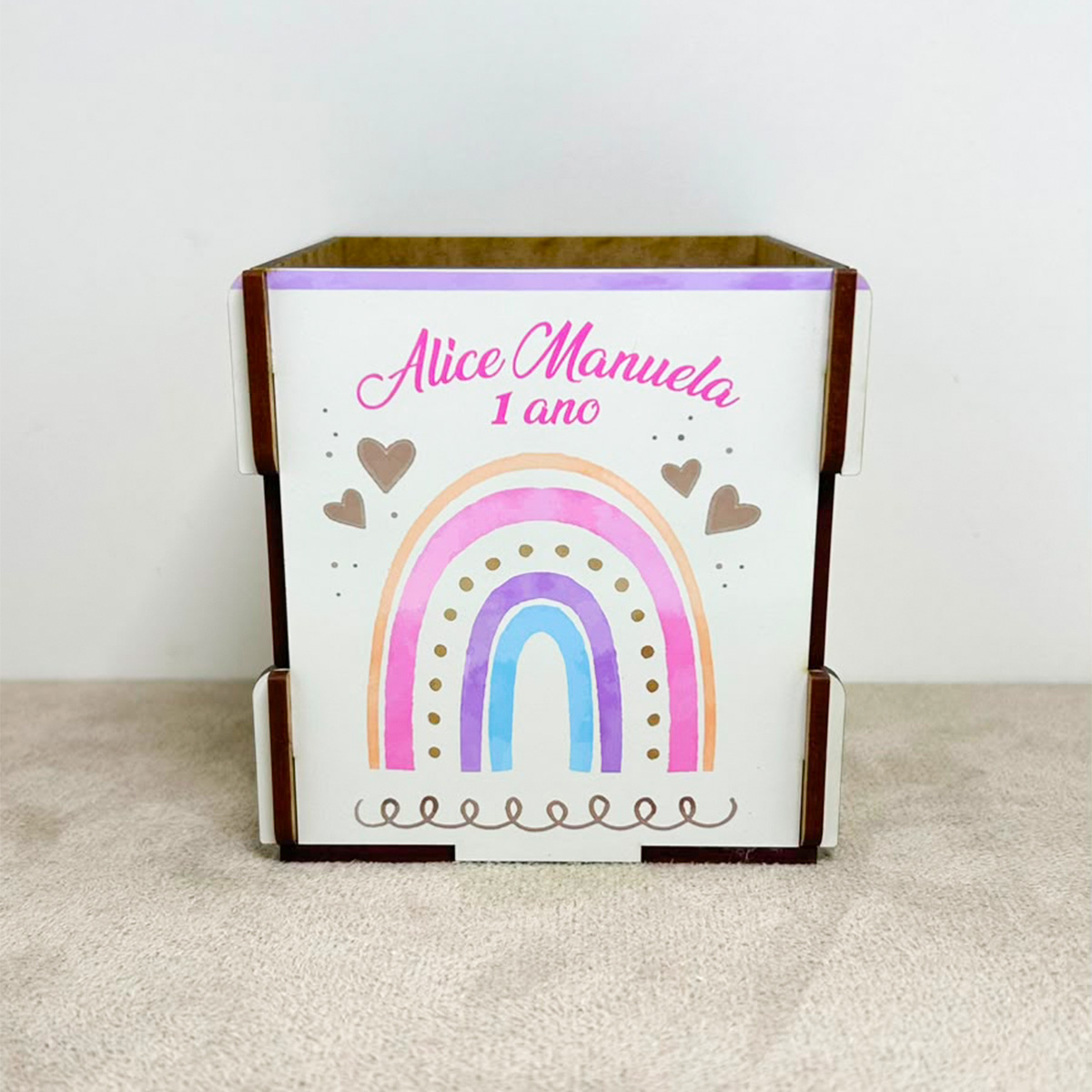 Kit 12 Caixinhas MDF Personalizadas Lembrancinha Festa - Imagem 3