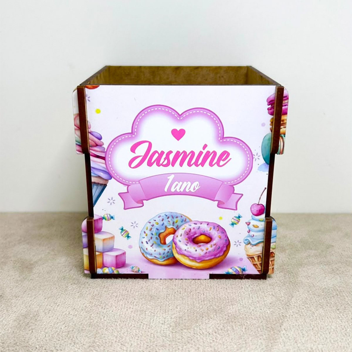 Kit 12 Caixinhas MDF Personalizadas Lembrancinha Festa - Imagem 6