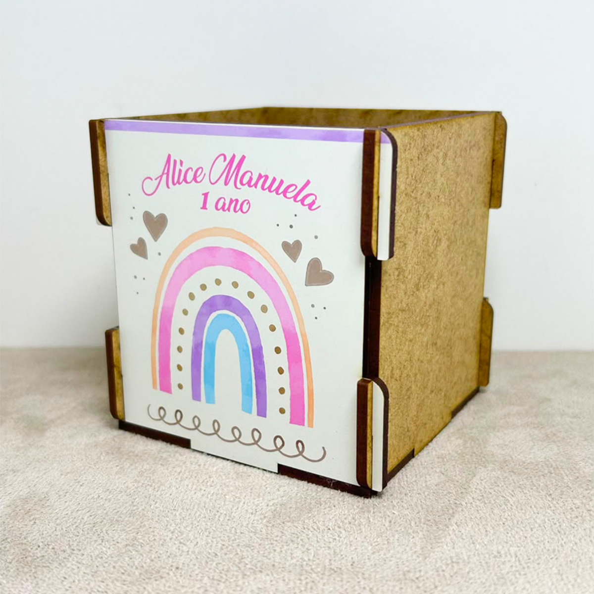 Kit 12 Caixinhas MDF Personalizadas Lembrancinha Festa - Imagem 7