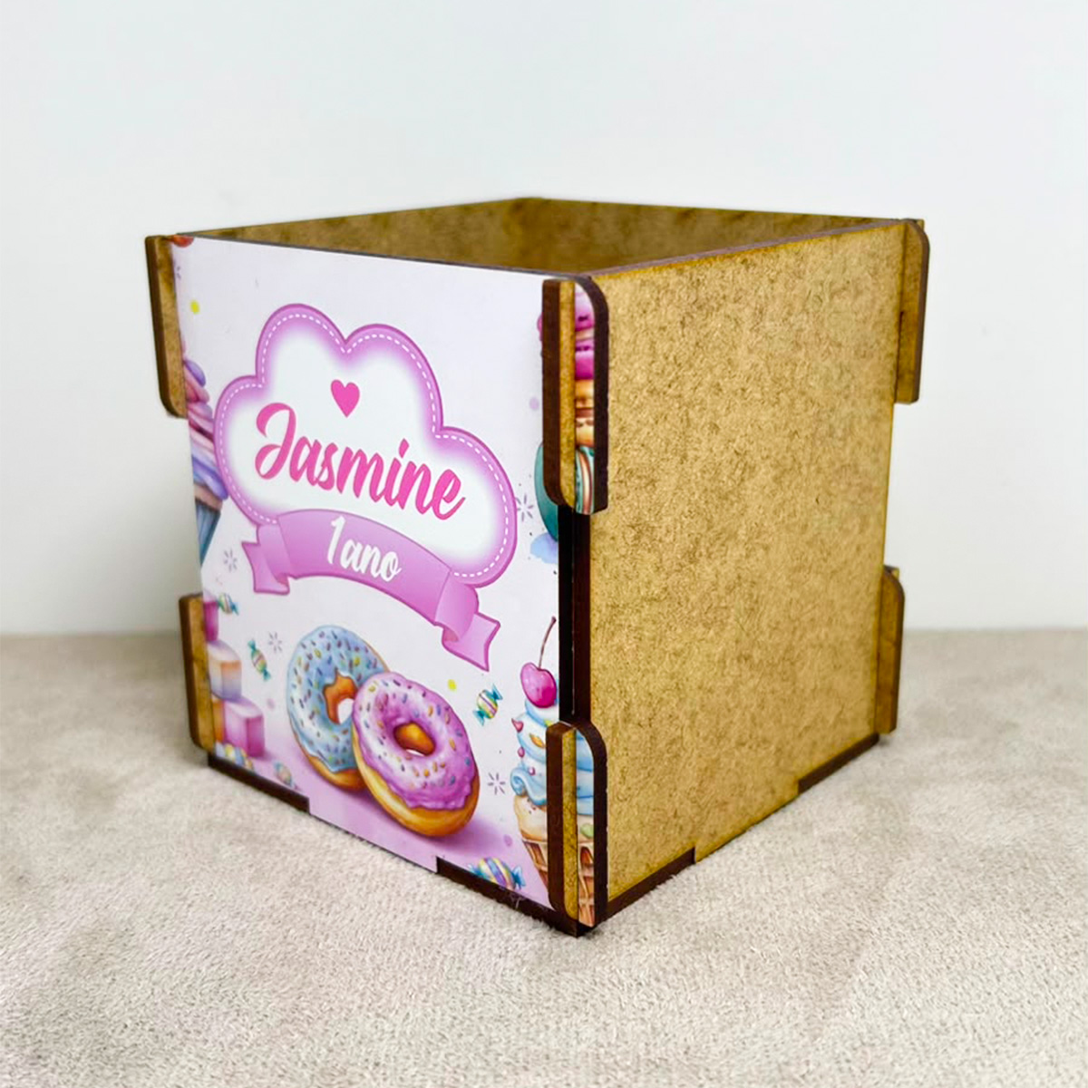 Kit 12 Caixinhas MDF Personalizadas Lembrancinha Festa - Imagem 11