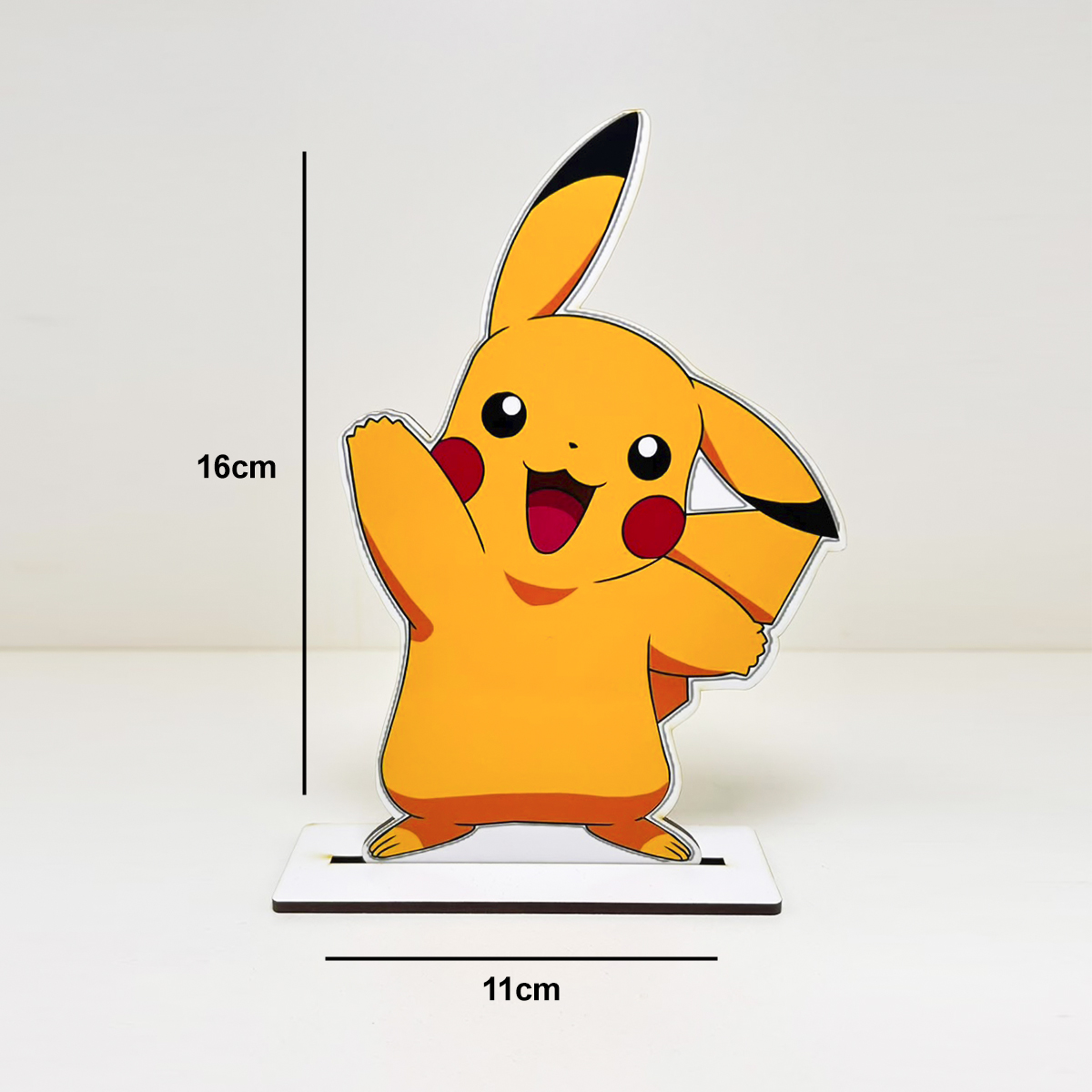 Kit Display 6 Peças Pokémon MDF Festa Infantil picachu - Imagem 2