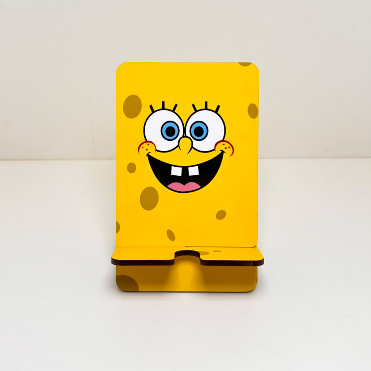 Kit 10 Porta Celular MDF Bob Esponja Lembrancinha - Imagem 3