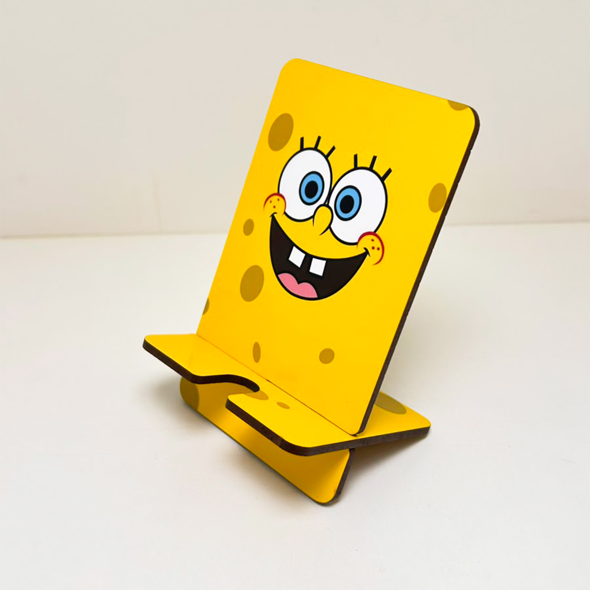 Kit 10 Porta Celular MDF Bob Esponja Lembrancinha - Imagem 2