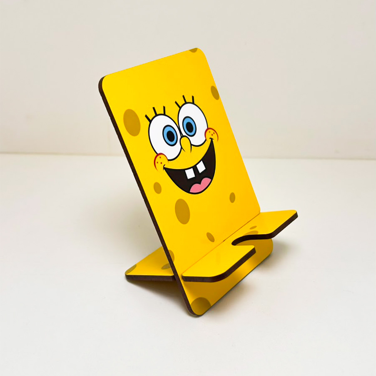 Kit 10 Porta Celular MDF Bob Esponja Lembrancinha - Imagem 4