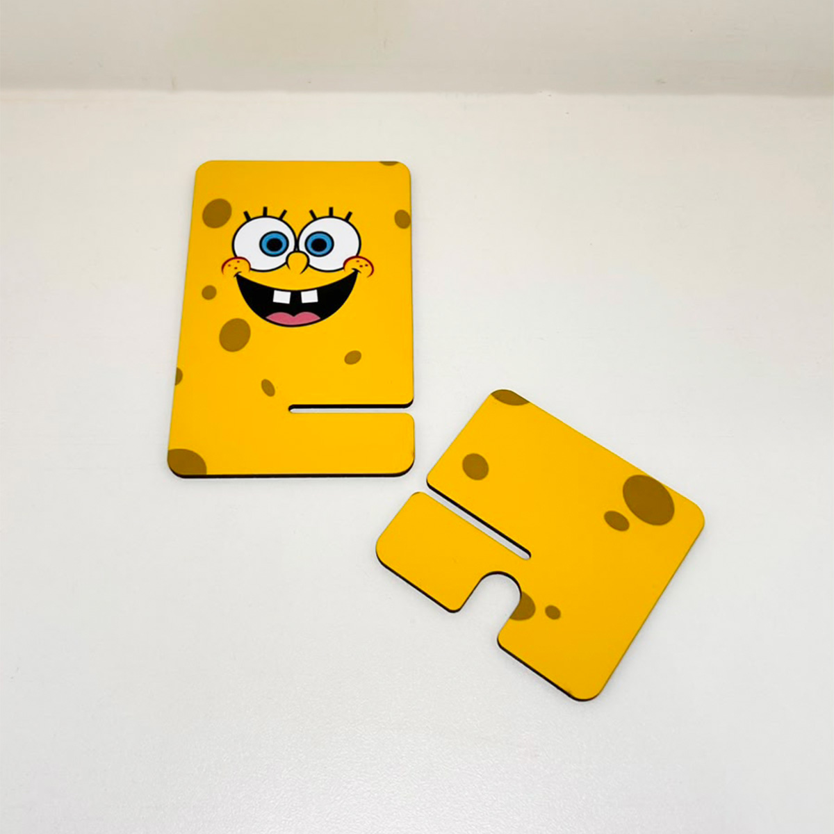 Kit 10 Porta Celular MDF Bob Esponja Lembrancinha - Imagem 5