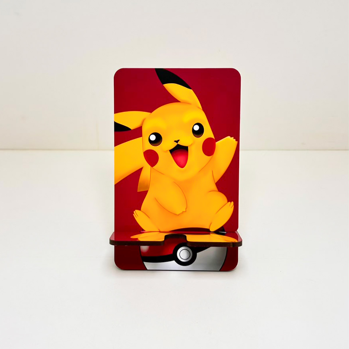Kit 10 Porta Celular MDF Pokémon Lembrancinha picachu - Imagem 3