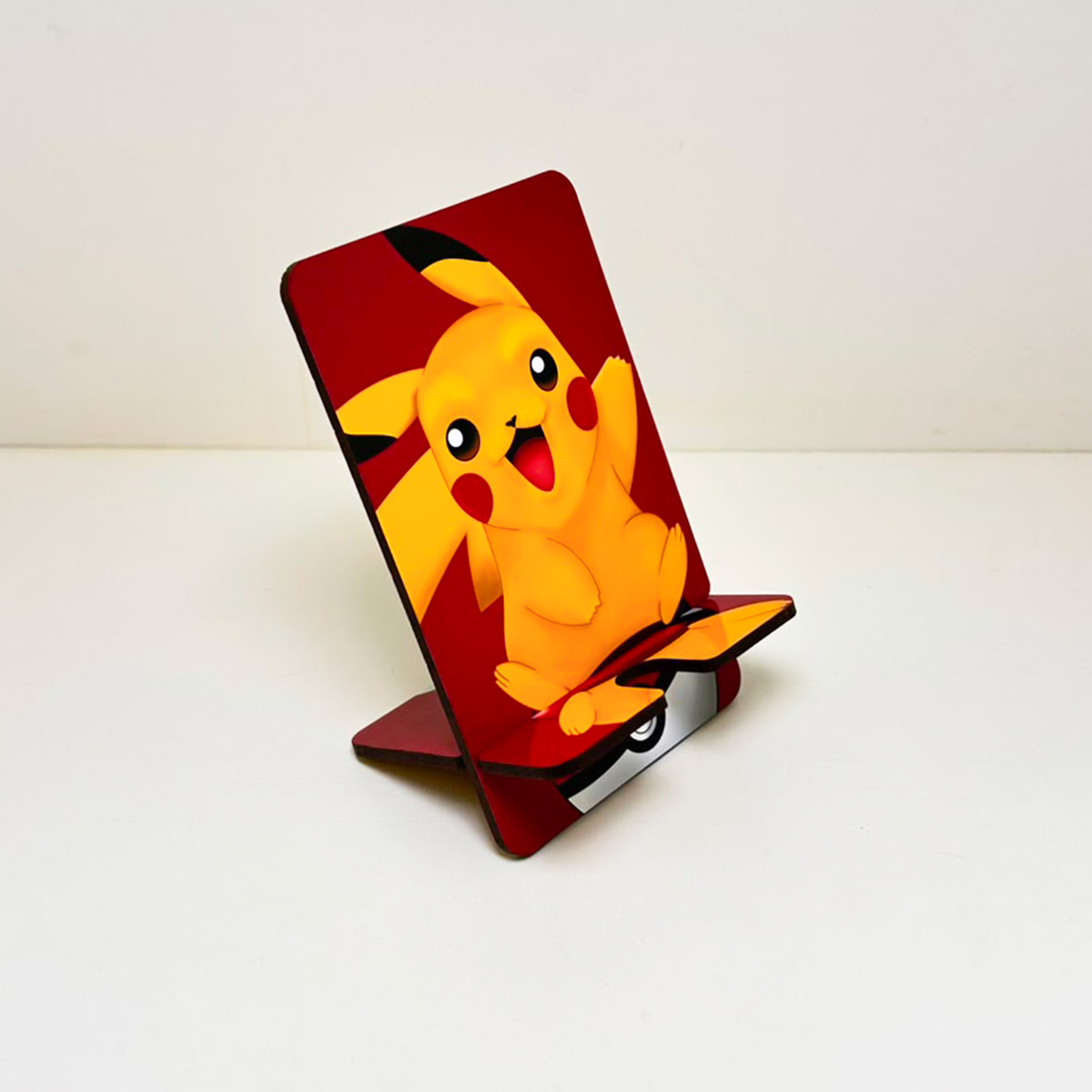 Kit 10 Porta Celular MDF Pokémon Lembrancinha picachu - Imagem 4