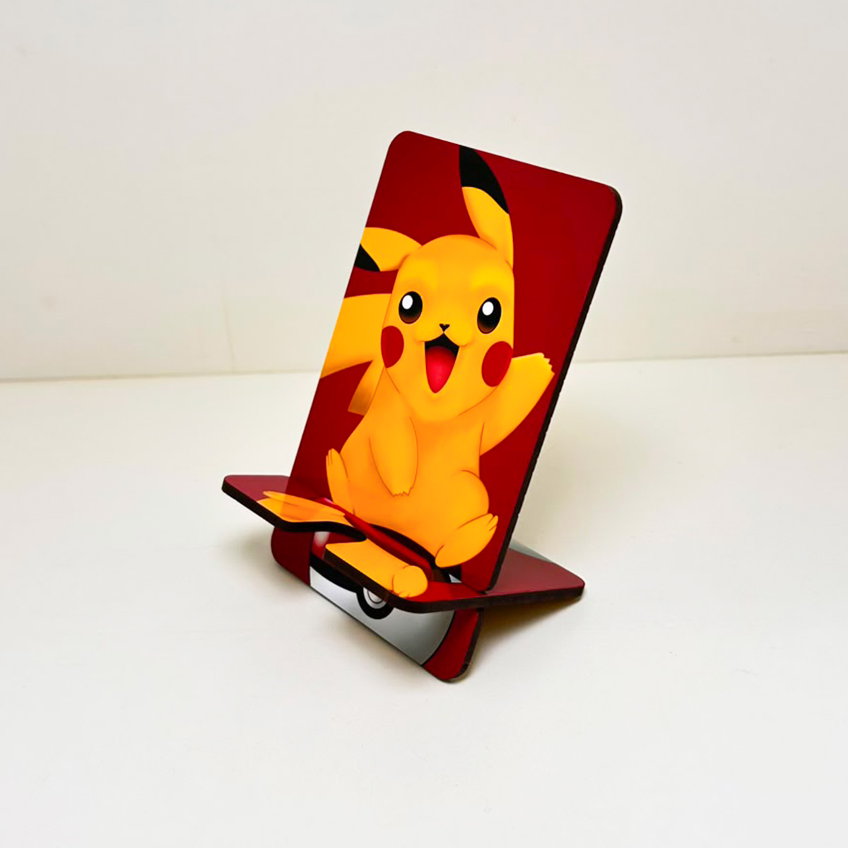 Kit 10 Porta Celular MDF Pokémon Lembrancinha picachu - Imagem 2