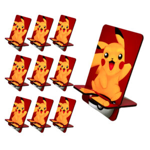 Kit 10 Porta Celular MDF Pokémon Lembrancinha picachu