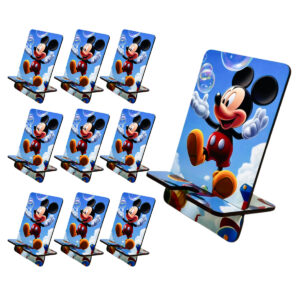 Kit 10 Porta Celular MDF Mickey Lembrancinha